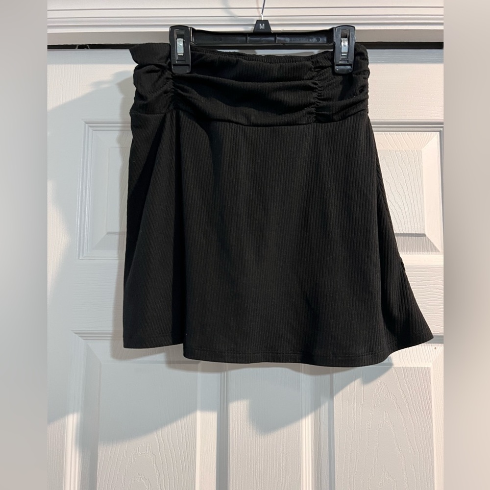 Girls Black Skort